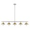 Z-Lite Casa 5 Light Island/Billiard, Brushed Nickel & Factory Brass 613-5L-BN+FB - alternate 3
